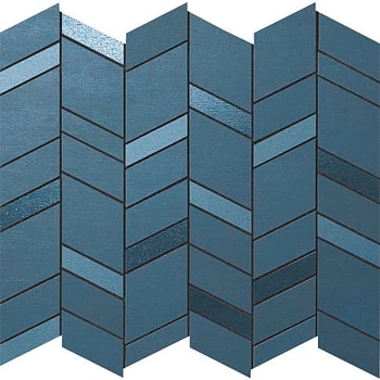 Мозаика Mek Blue Mosaico Chevron Wall 30.5x30.5
